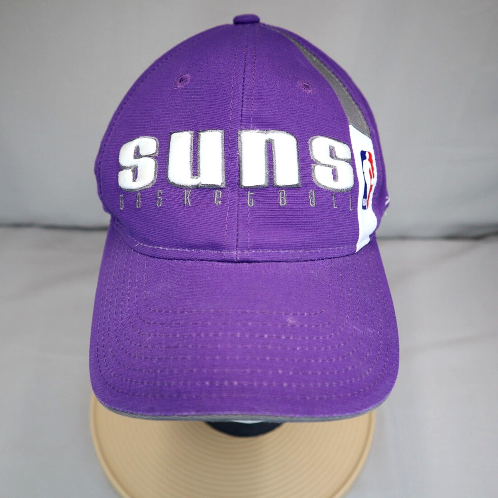 Phoenix Suns Adult Hat Adjustable Cap Reebok Purple Embroidered NBA Logo